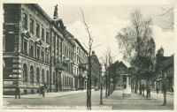 Гусев - Gumbinnen. Friedrichstrasse. Oberpostdirektion und Postamt.