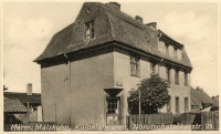 Гусев - Gumbinnen.  Norutschatscher Strasse 25, Herm. Malzkuhn, Kolonialwaren.