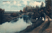 Гусев - Gumbinnen, Flusspartie.