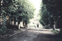Гвардейск - Die Altstrasse in Tapiau im Jahre 1992