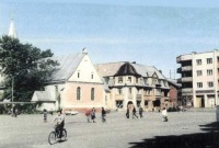 Гвардейск - Auf dem Tapiauer Marktplatz im Jahre 1992