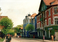 Зеленоградск - Зеленоградск. Улица Ленина (ныне Курортный проспект).