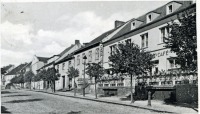 Багратионовск - Preu?isch Eylau, Kirchenstrasse mit Capitol-Kino und Rathauskaffee um 1938