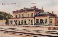 Правдинск - Gerdauen, Bahnhof.