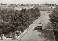 Калуга - Калуга - Российский город. Площадь Ленина.  1954 год.