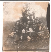 Гурьевск - Гурьевск, 1941 год. Выпускники школы №10 на природе