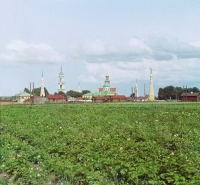 Коломна - Общий вид Голутвинского мужского монастыря с запада.