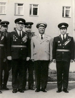 Коломна - Начальник КВАКУ, генерал-лейтенант Байсара Андрей Тимофеевич с офицерами.